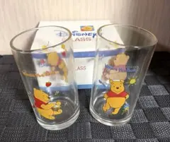 ディズニー くまのプーさん ガラスコップ グラス 2個セット