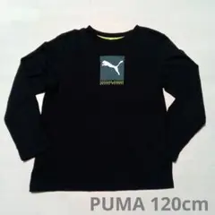 PUMA プーマ キッズ　長袖シャツ　黒　120