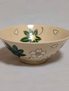 京焼　楽焼　仁清写　川添寿楽　源氏車模様　抹茶茶碗　抹茶椀　茶道　茶道具 京焼 楽焼 仁清写 川添寿楽 源氏車模様 抹茶茶碗 抹茶椀 茶道 茶道具
