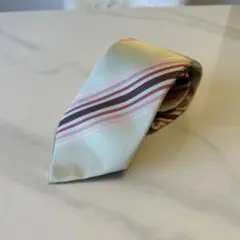 Hermès Paris シルク ストライプ ネクタイ
