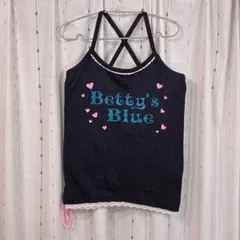 Betty's Blue タンクトップ クロスストラップ レースのサムネイル