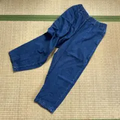 GU　デニムバルーンアンクルパンツ メンズ　Mサイズ　デニム　ブルー