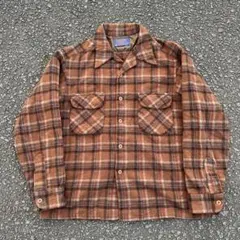 70s USA製 Pendleton ボードシャツ 高配色チェック