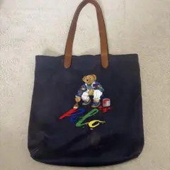 れい様POLO RALPH LAUREN 30周年限定 ポロベア レザー トート - メルカリ