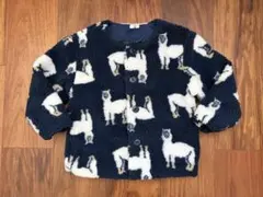 Samansa Mos2 Lagom ジャカードボアブルゾン アウター M