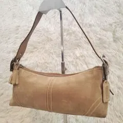 ⭐希少モデル希少カラー⭐COACH スエード アクセサリーポーチ - メルカリ