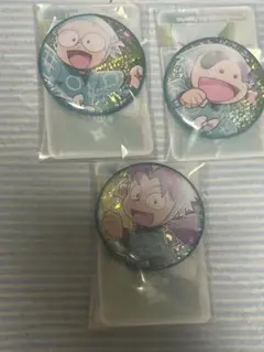 忍たま 猪名寺乱太郎 福富しんべヱ 摂津のきり丸 缶バッジ