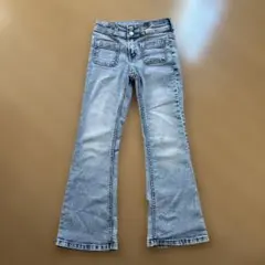 H&M フレアジーンズフレアデニム130センチ