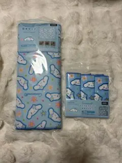 シナモロール　吸水マット & マイクロファイバー布巾 3Pセット ワッツ