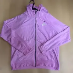 Nike フルジップ フード付きパーカー L ピンク メンズM相当