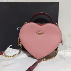 COACH ハート ショルダーバッグ レザー