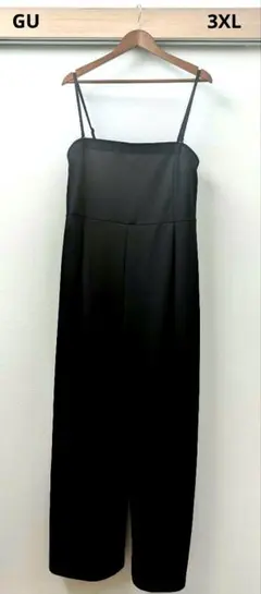 ジーユー カットソーベアキャミソールサロペットパンツ