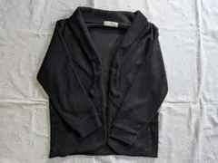 Creamcok 韓国子供服ブラック ジャケットカーディガン 13(2XL)