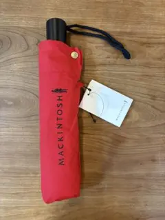 Macintosh マッキントッシュ　自動開閉　折り畳み傘　赤　晴雨兼用のサムネイル