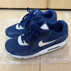 NIKE ナイキ エアマックス スニーカー シューズ 靴 ネイビー 紺 24.5