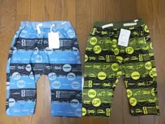 【新品タグ付】Sunny Smile　車両柄ハーフパンツ 120cm　2枚
