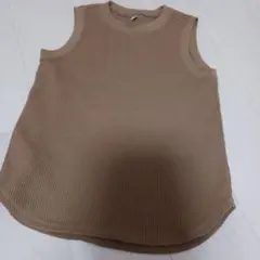 UNIQLO ユニクロ　ワッフル　ノースリーブ　タンクトップ　 S 　ベスト