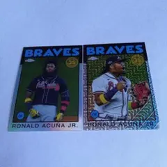 アクーニャジュニア　. Topps Chrome 2枚セット