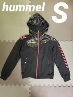 【美品】ヒュンメル スウェットフルジップパーカー 黒 S ユニセックス