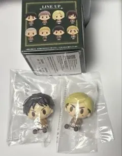 一番くじ　進撃の巨人　ちょこのっこフィギュア　エレン　エルヴィン