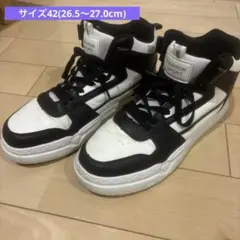 FASHION SPORT ハイカットスニーカー ブラック/ホワイト