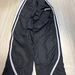 asics ジャージ パンツ ブラック グレーのサムネイル