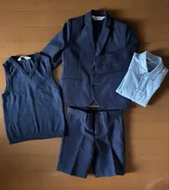 H&M ネイビー フォーマルスーツセット 100cm~