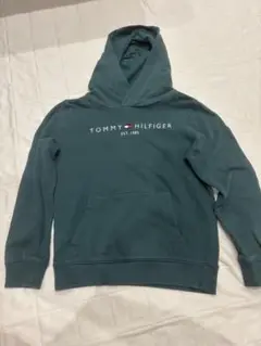 TOMMY HILFIGER キッズ　パーカー　グリーン　130cm