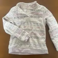 フリース　トップス　長袖　ハイネック
