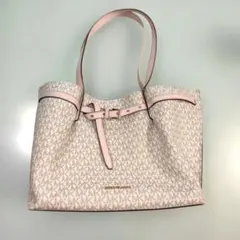 【限定】Michael Kors レディーストートバッグ ベージュ/ピンクのサムネイル