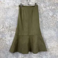 OLIVE des OLIVE カーキ マーメイドスカート F ゴムスカートのサムネイル