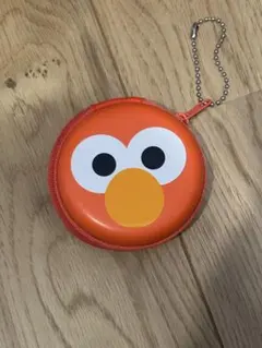 セサミストリート エルモ ラウンドポーチ キーホルダー