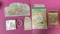 すみっコぐらし、スマホ型スタンプセット、ポーチ、ぬりえ、ペン、マスキングテープ