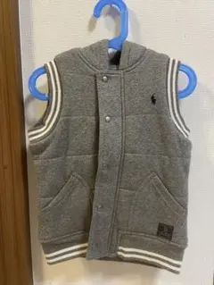 Polo Ralph Lauren フード付きベスト 4/4T グレー