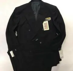 【売り尽くしセール】礼服★喪服ダブルスーツ/3L Y8/アジャスター　w88