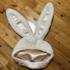 ウサギ耳帽子