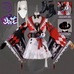 崩壊 スターレイル 火花 コスプレ衣装 ぬいぐるみ付き 靴・ウイッグ