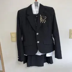 卒業式 ストライプスーツセット 150cm