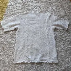 Samansa Mos2 blue 半袖Tシャツ ホワイト Lサイズのサムネイル
