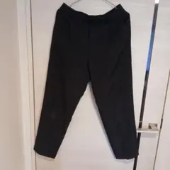 【お値下げしました】GU　黒 ストレートパンツ ウエストゴム入り