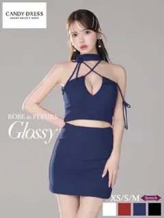 ローブドフルール Glossy キャバドレス XS