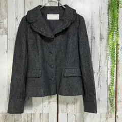 ☆フランコフェラーロ☆良品☆ジャケット 起毛 [3] ダークグレー アンゴラ混のサムネイル