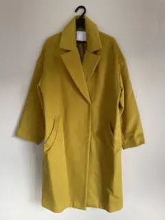 美品 イエローチェスターコート Mサイズ