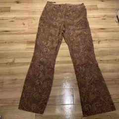 ペイズリーフレアスラックス