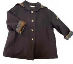 ファミリア コート 紺 110cm お受験 小学校受験 卒園式 入学式