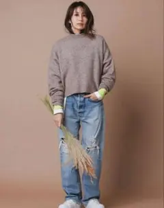 FORME 東原亜希　アルパカエアリーニット