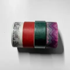 マスキングテープ 海外マステ 4巻 まとめ売り