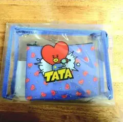8-14 公式 BT21 TATA 
ロゴ入り ポーチインポーチ