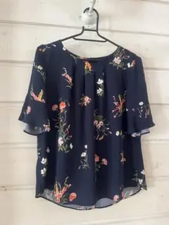 PRIMATIVO HANAE MORI 花柄 半袖 ブラウス38美品のサムネイル