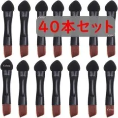 スポンジチップ アイブロウブラシ アイシャドウチップ ダブル メイクブラシ★両用